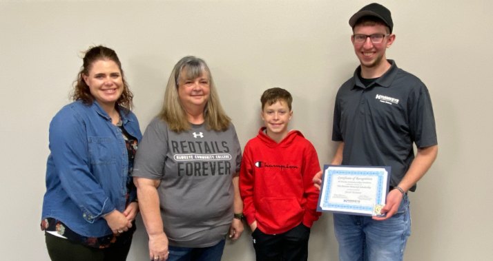 Tim Petersen Memorial Scholarship is awarded to Jacob Demmer