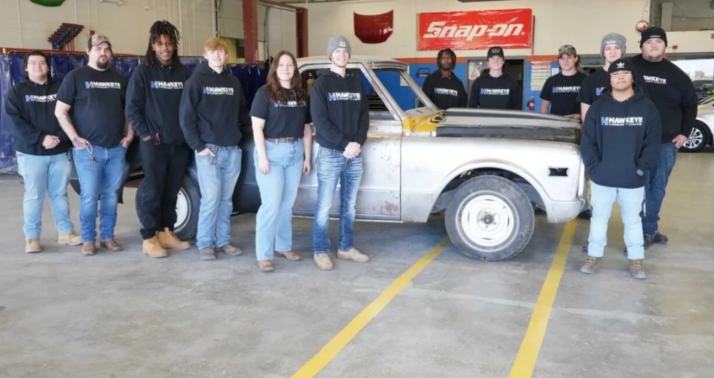 Auto Collision Technology Students