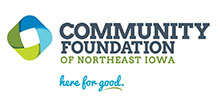 Community Foundation of Northeast Iowa. Here for good.